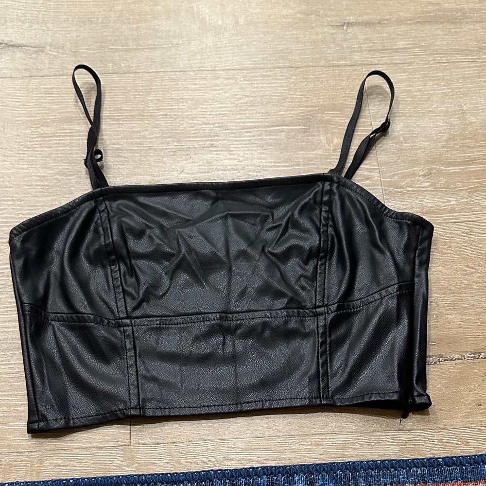 Zara Black Crop Top